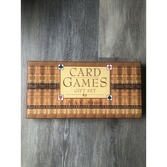 Card Games Gift Set by N. A. C. Bathe Book & New C - Picture 2 of 12